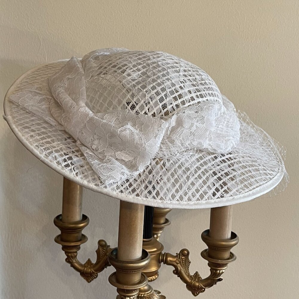 White Lace Hat
